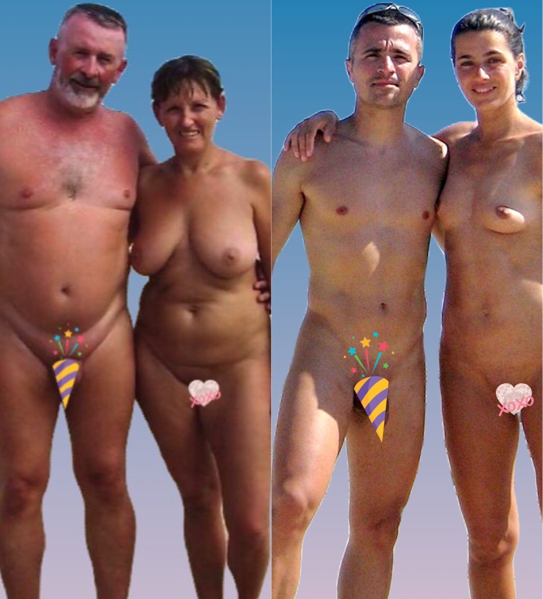 Naked family vacation
